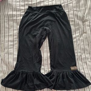 Matilda Jane Black Casual Ruffle Bottoms